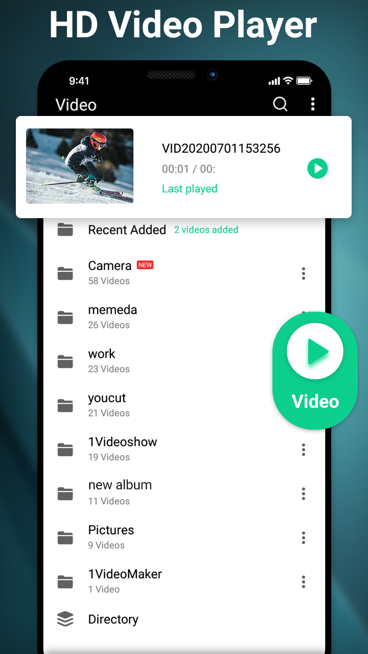 اسکرین شات 2 برنامه Video Player All Format HD
