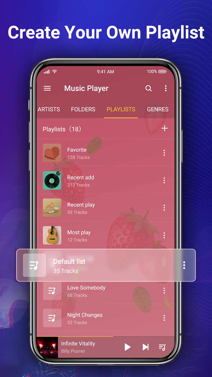 اسکرین شات 6 برنامه Music Player - MP3 & Equalizer