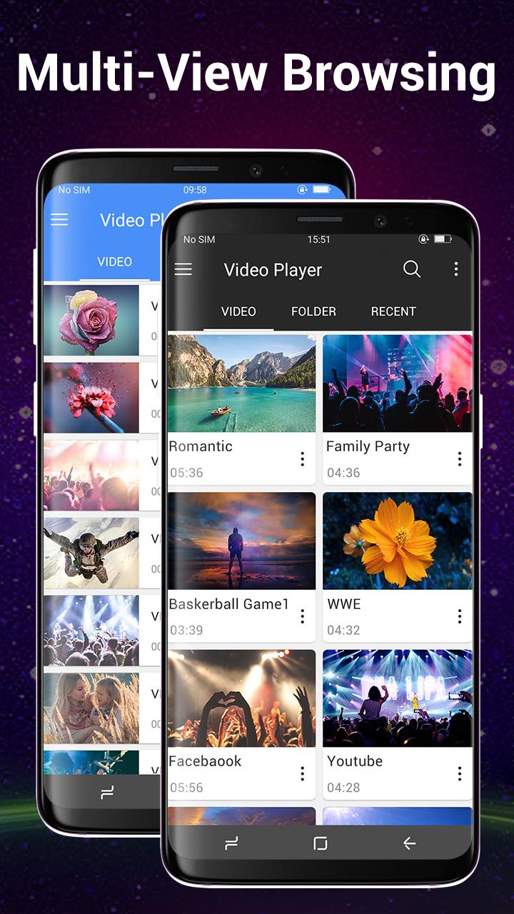 اسکرین شات 8 برنامه Video Player All Format