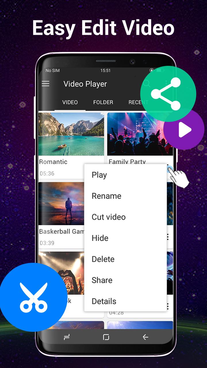 اسکرین شات 7 برنامه Video Player All Format