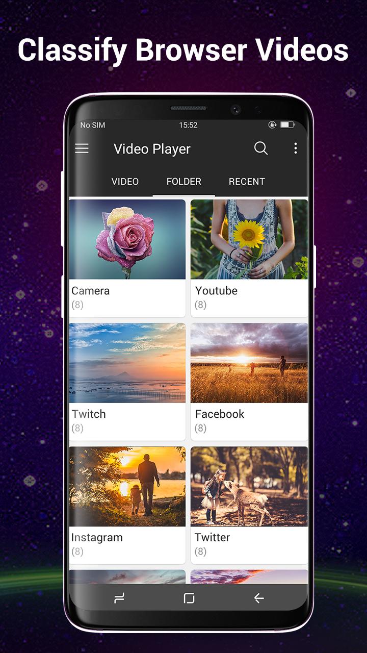 اسکرین شات 6 برنامه Video Player All Format