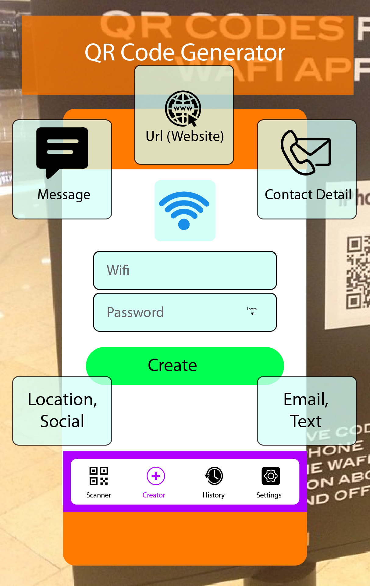 اسکرین شات 4 برنامه QR Code Scan & Multi Space Web