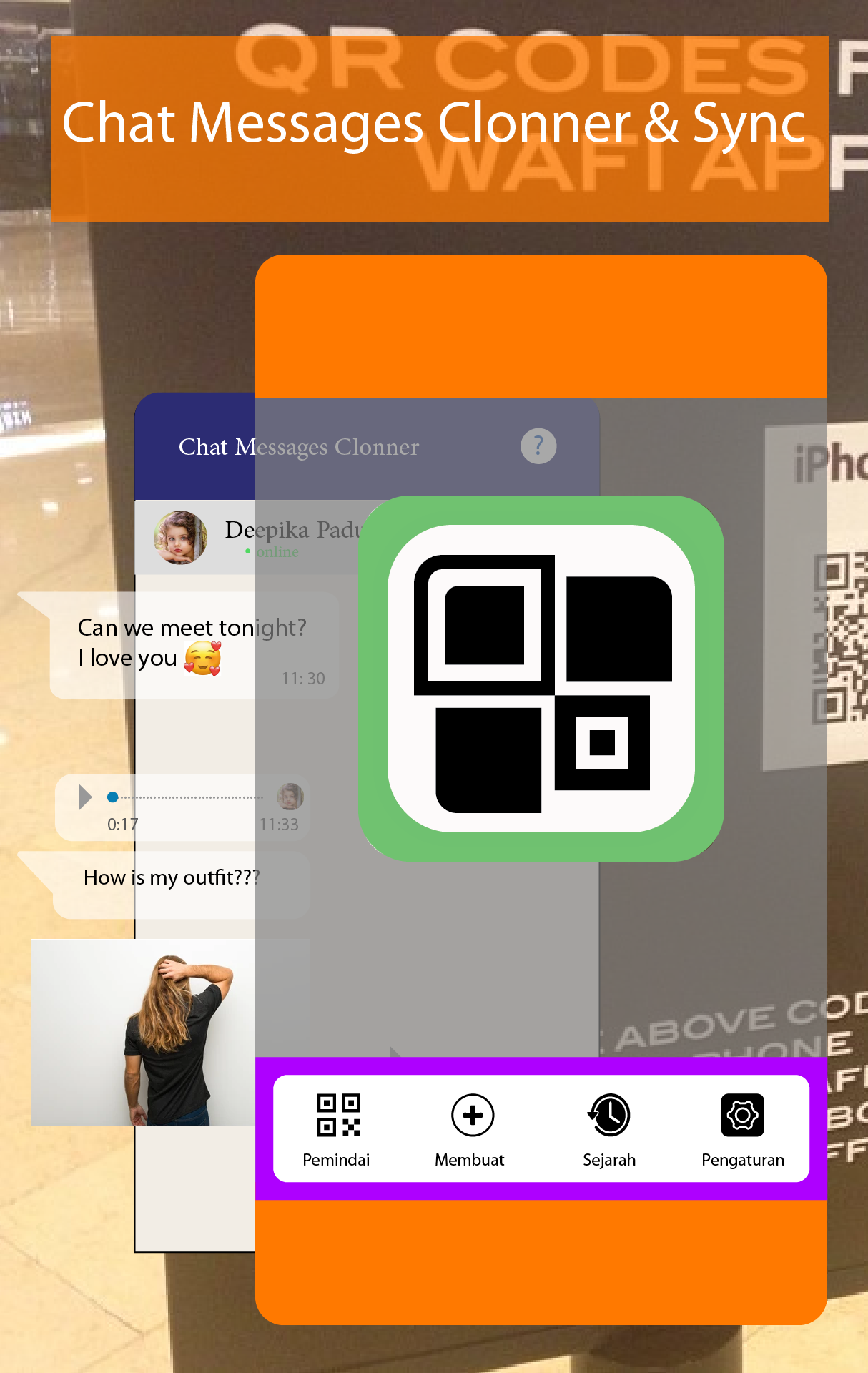 اسکرین شات 1 برنامه QR Code Scan & Multi Space Web