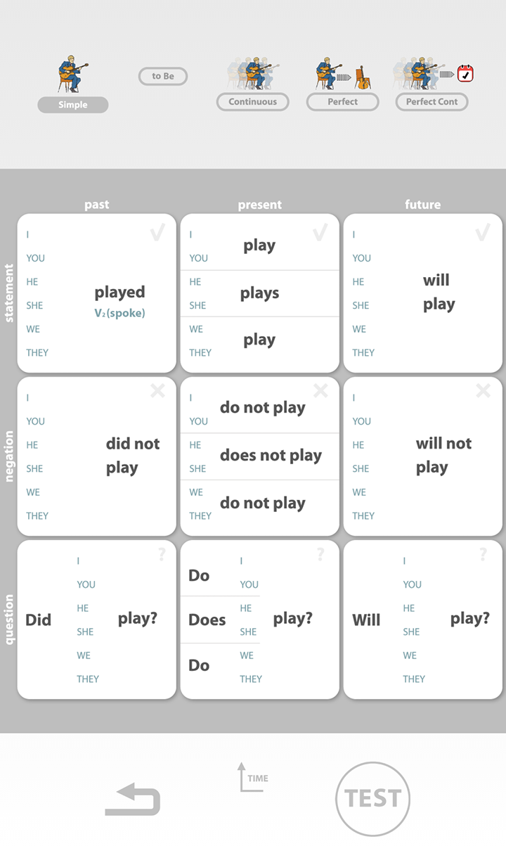 اسکرین شات 3 برنامه Learn to speak English grammar