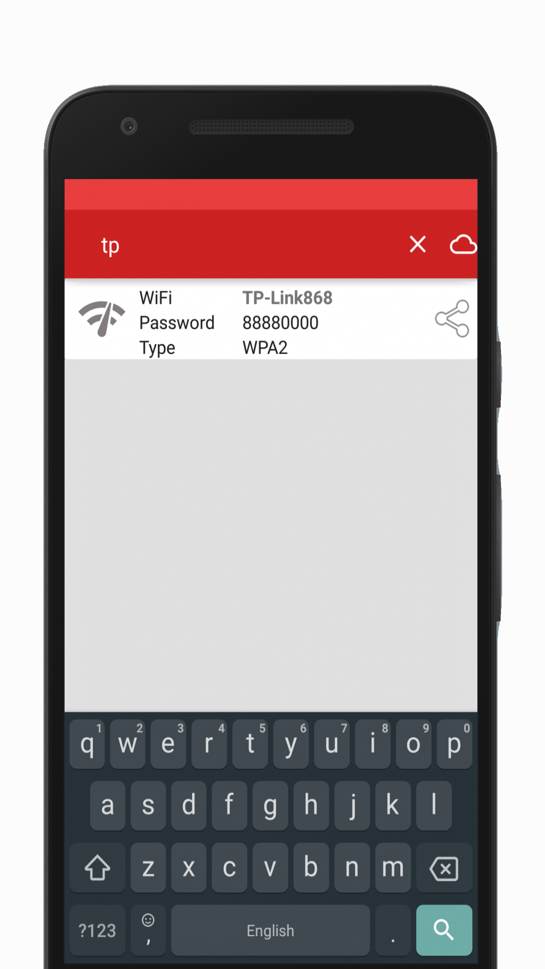 اسکرین شات 3 برنامه WiFi Password Recovery
