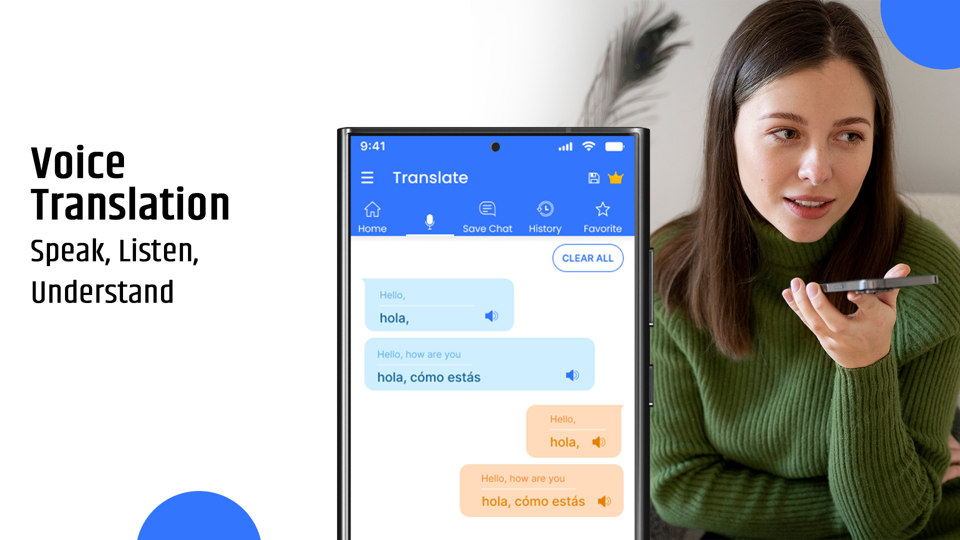 اسکرین شات 2 برنامه Translate All Languages
