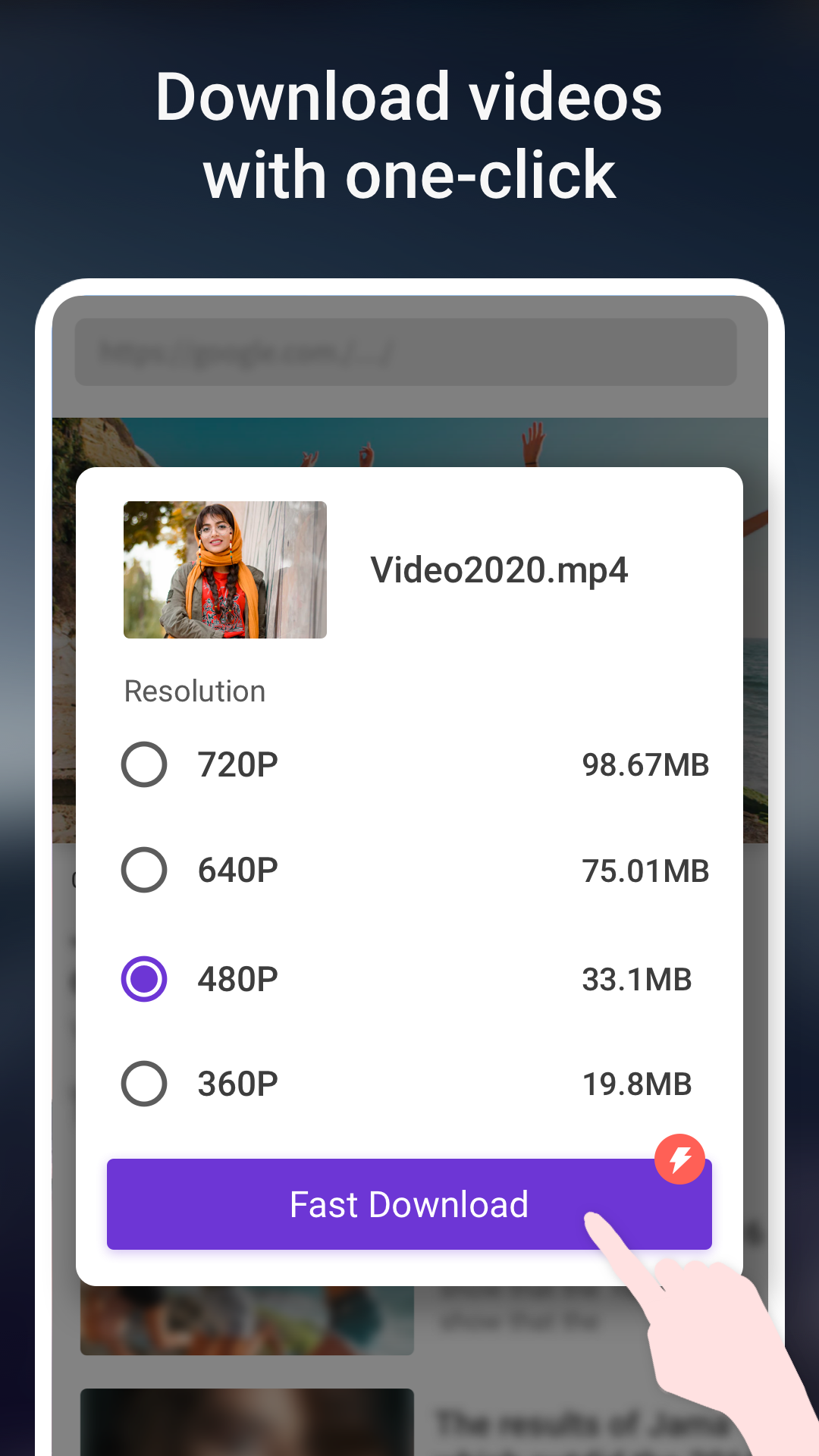 اسکرین شات 2 برنامه Video Downloader - Video Saver