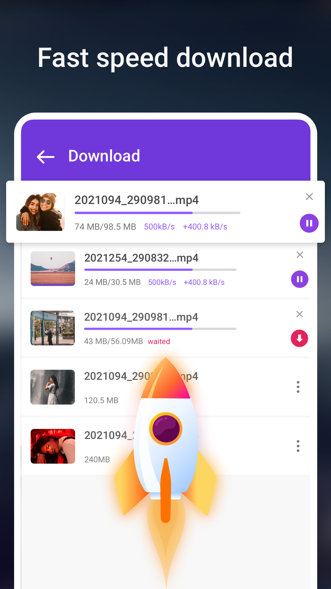 اسکرین شات 4 برنامه Video Downloader - Video Saver