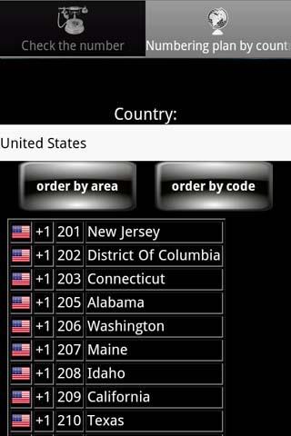 اسکرین شات 3 برنامه Number Checker. Phone tracer