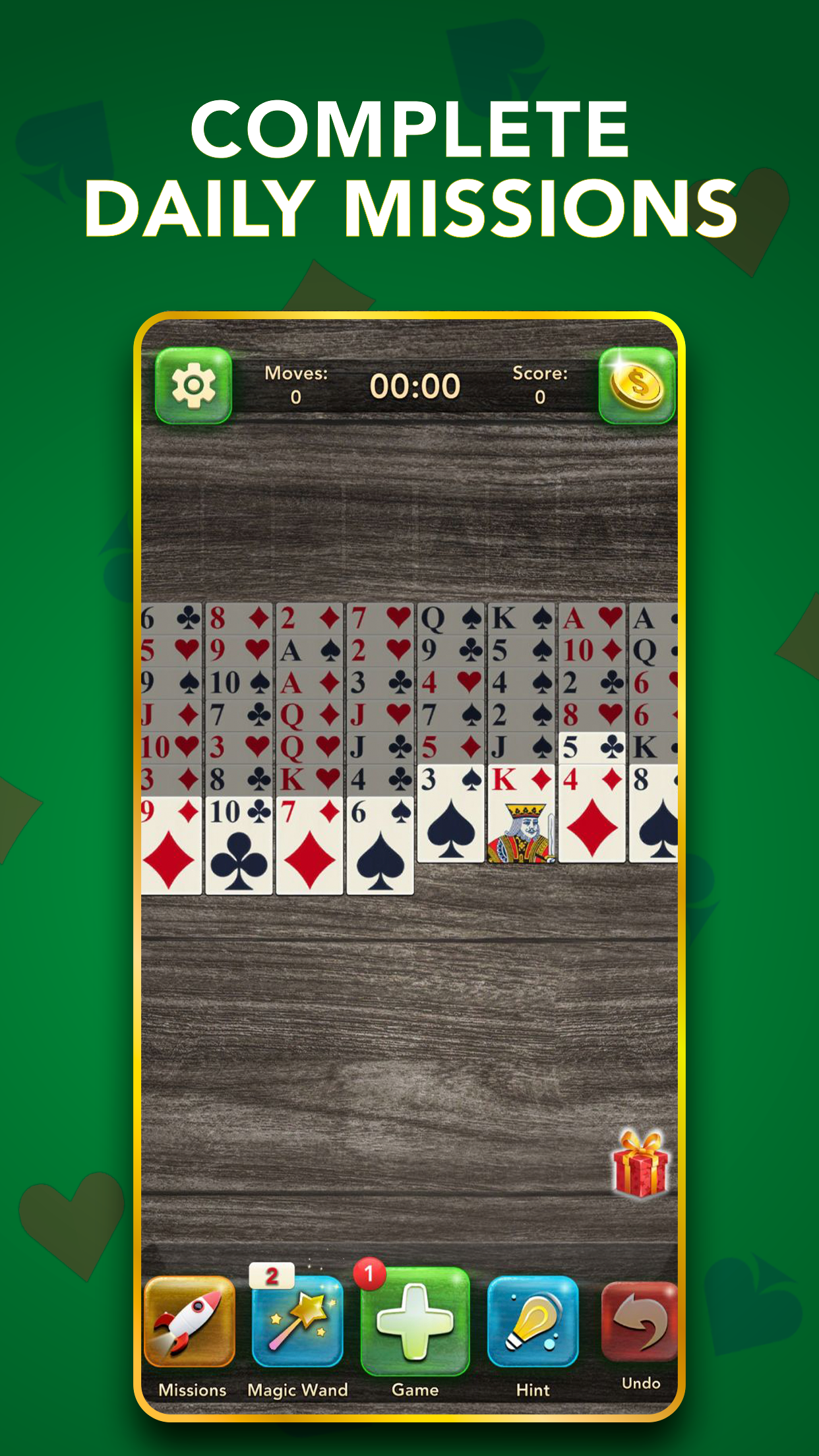اسکرین شات 2 بازی FreeCell Solitaire Card Game