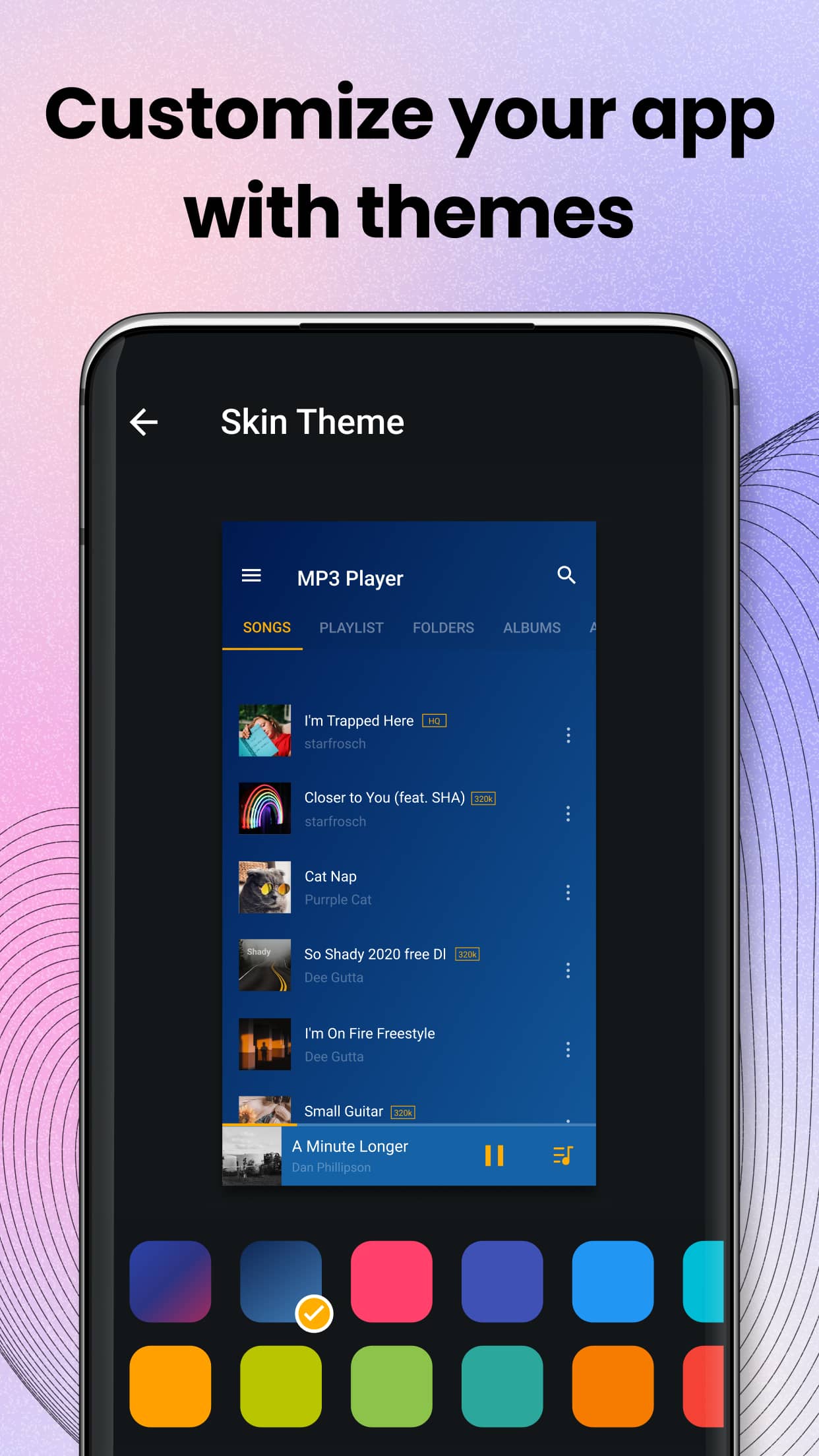 اسکرین شات 6 برنامه Music Player, MP3 Player