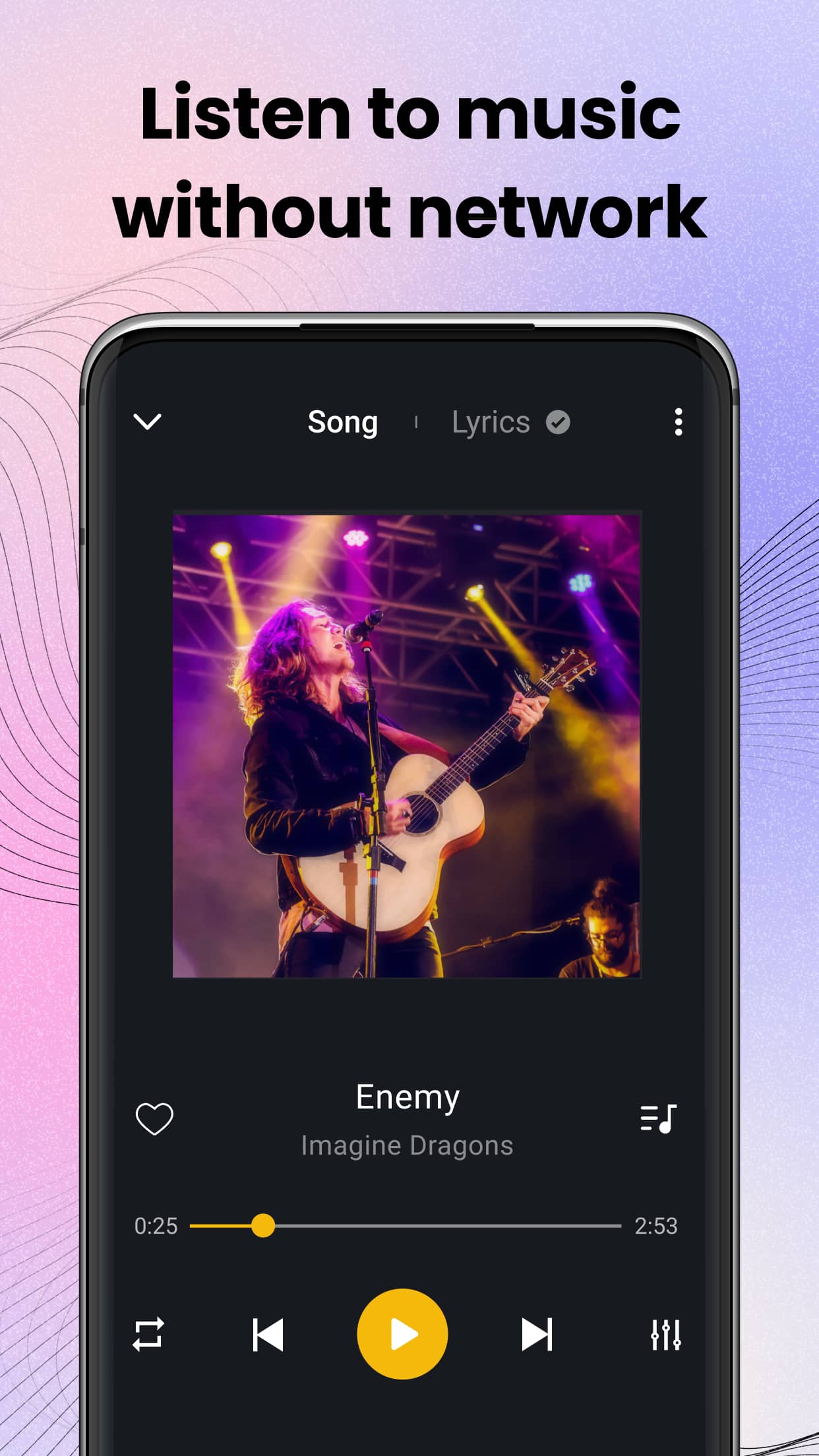اسکرین شات 3 برنامه Music Player, MP3 Player