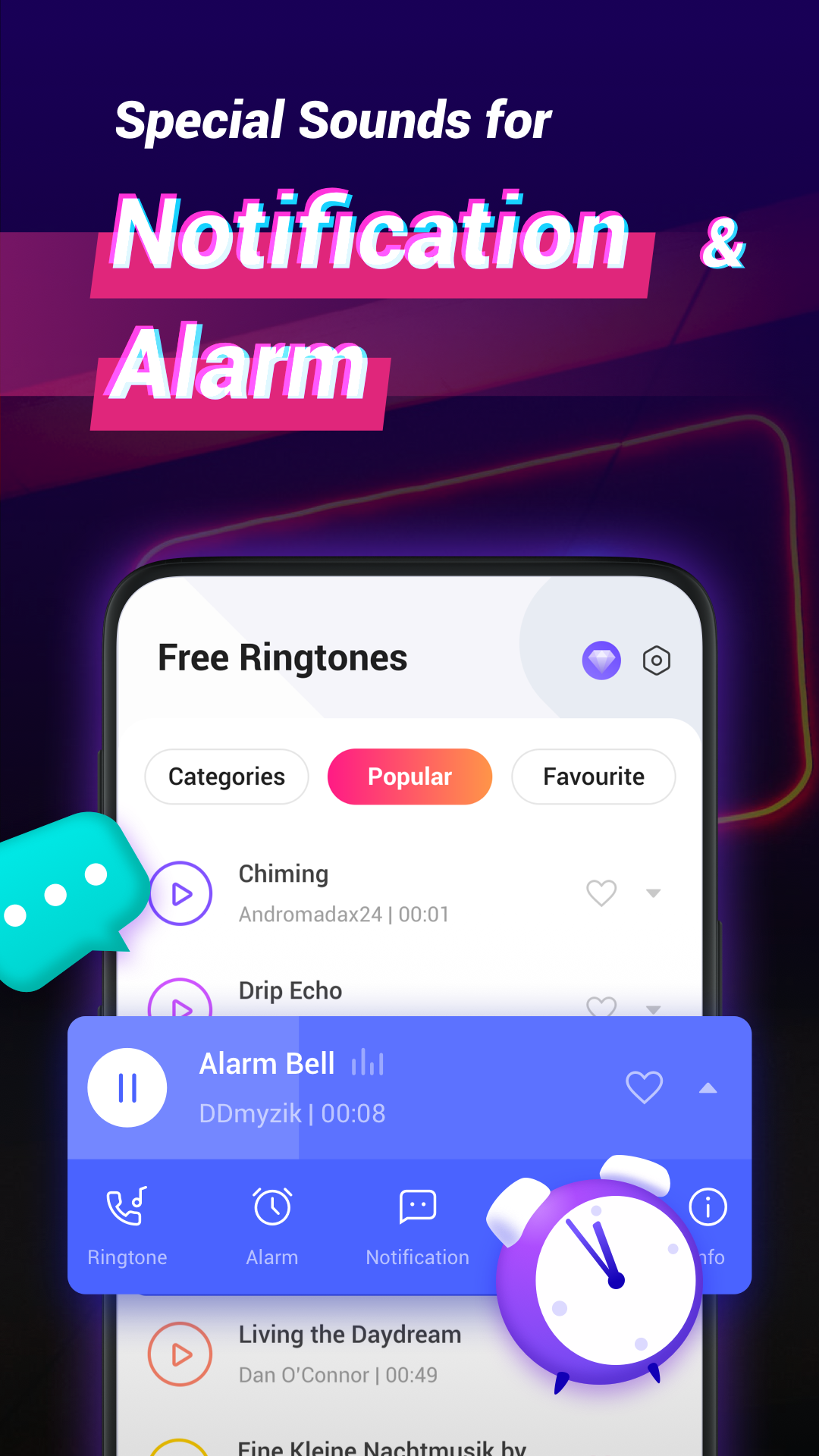 اسکرین شات 5 برنامه Ringtones songs - RingWall