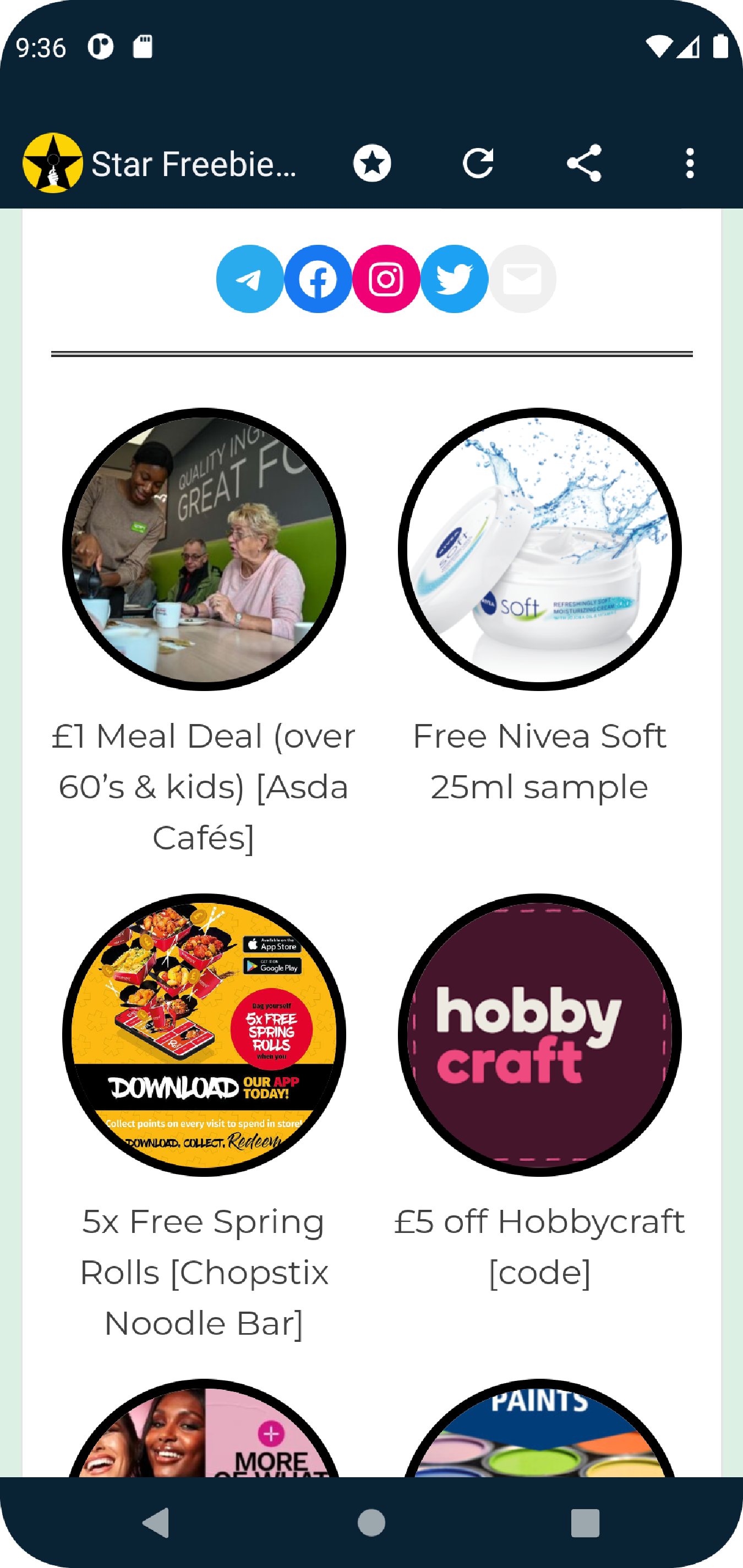 اسکرین شات 2 برنامه Star Freebies UK