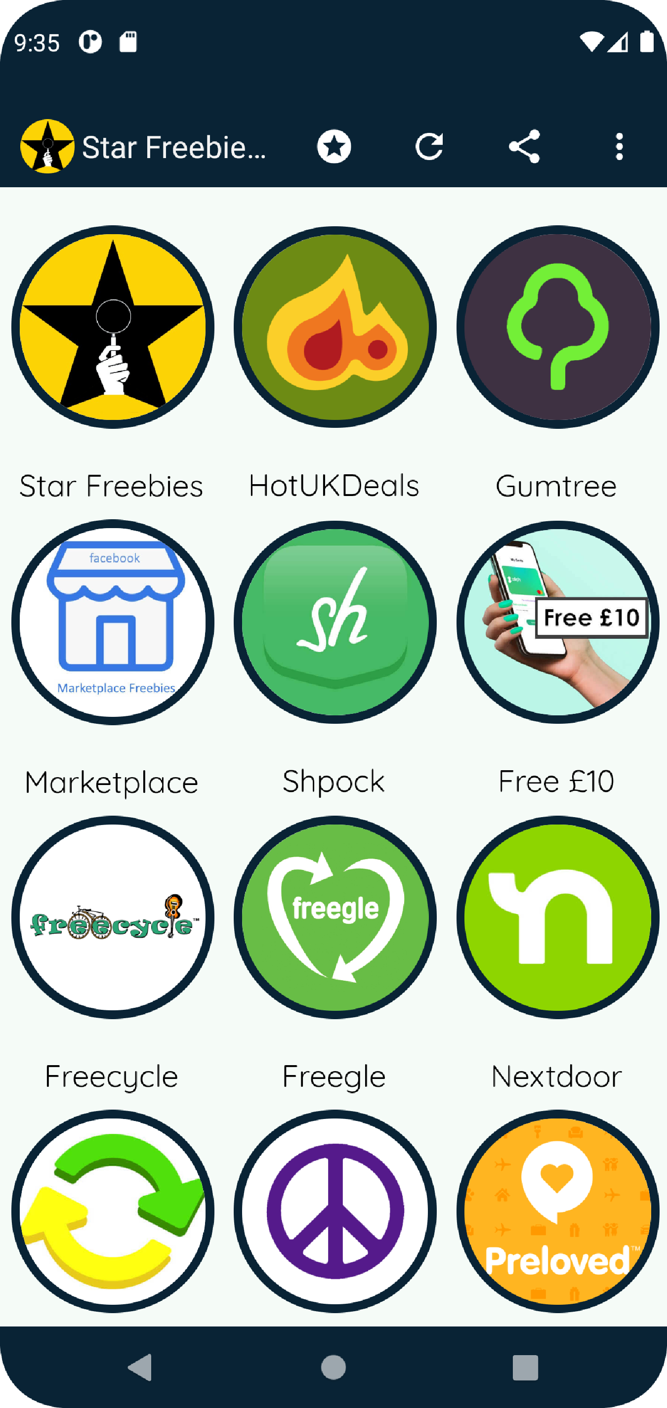 اسکرین شات 1 برنامه Star Freebies UK