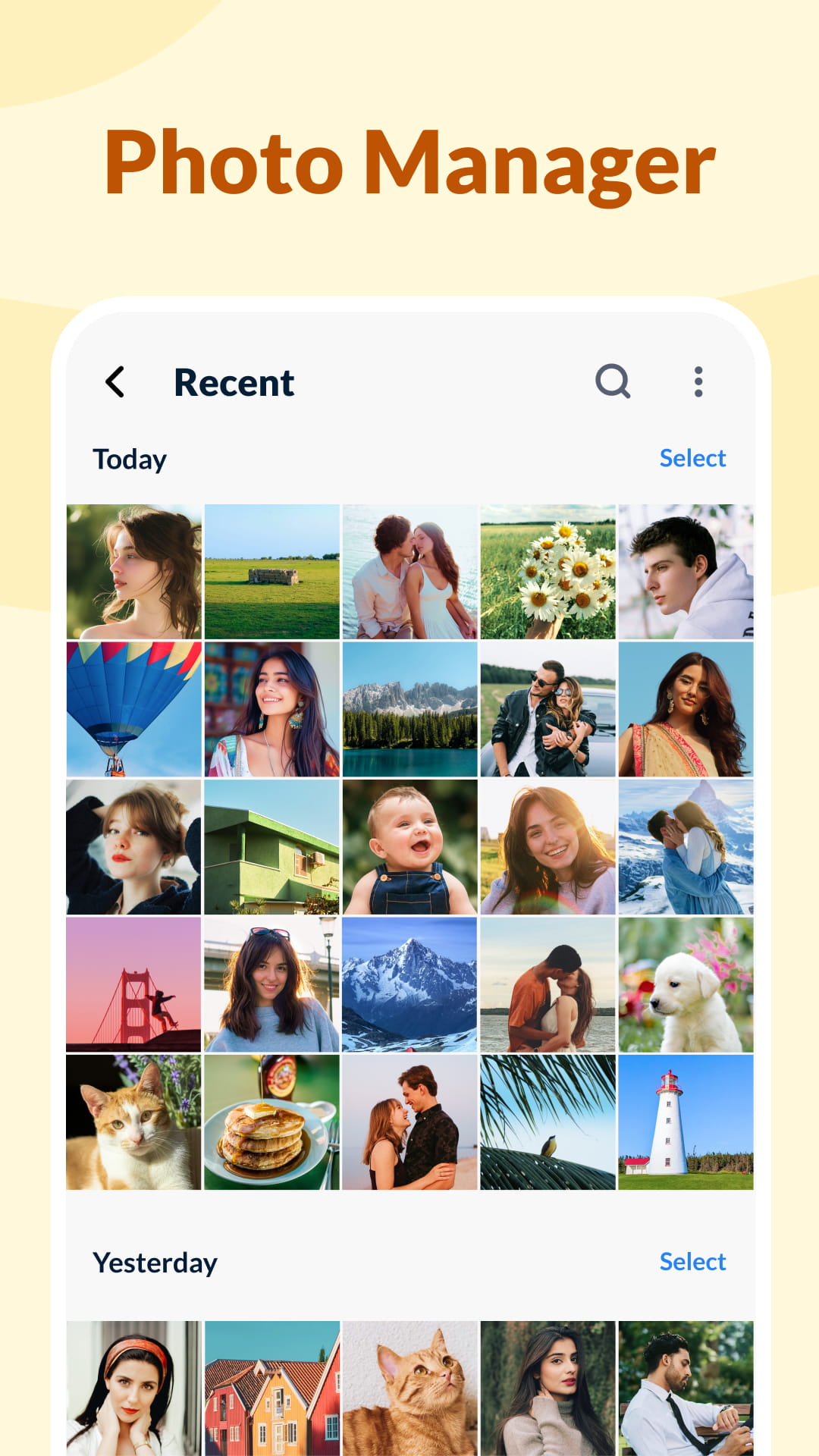 اسکرین شات 3 برنامه Gallery - Photo Gallery, Album