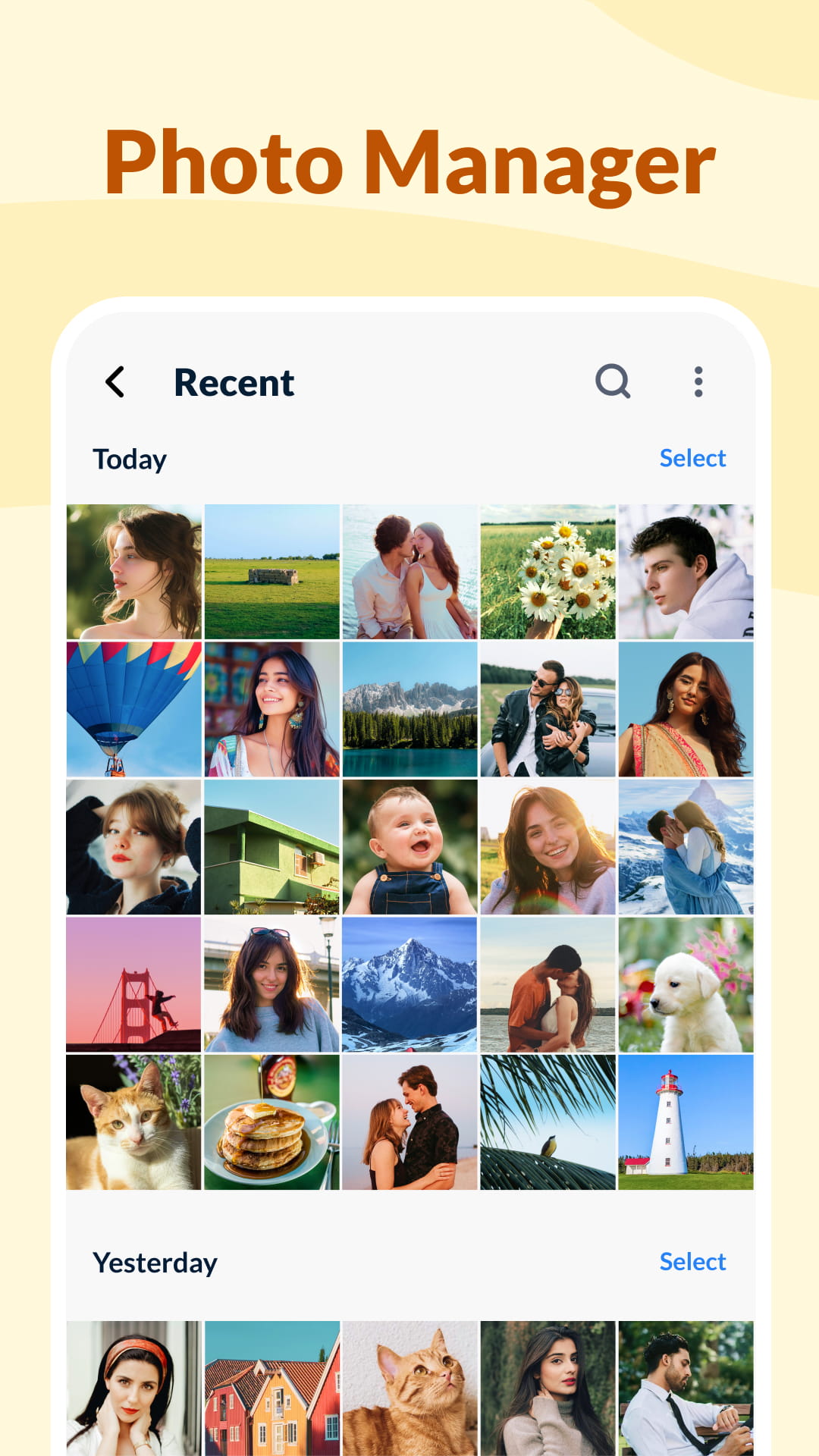 اسکرین شات 2 برنامه Gallery - Photo Gallery, Album