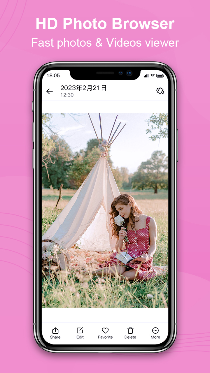 اسکرین شات 2 برنامه Gallery - HDR & Live Photos
