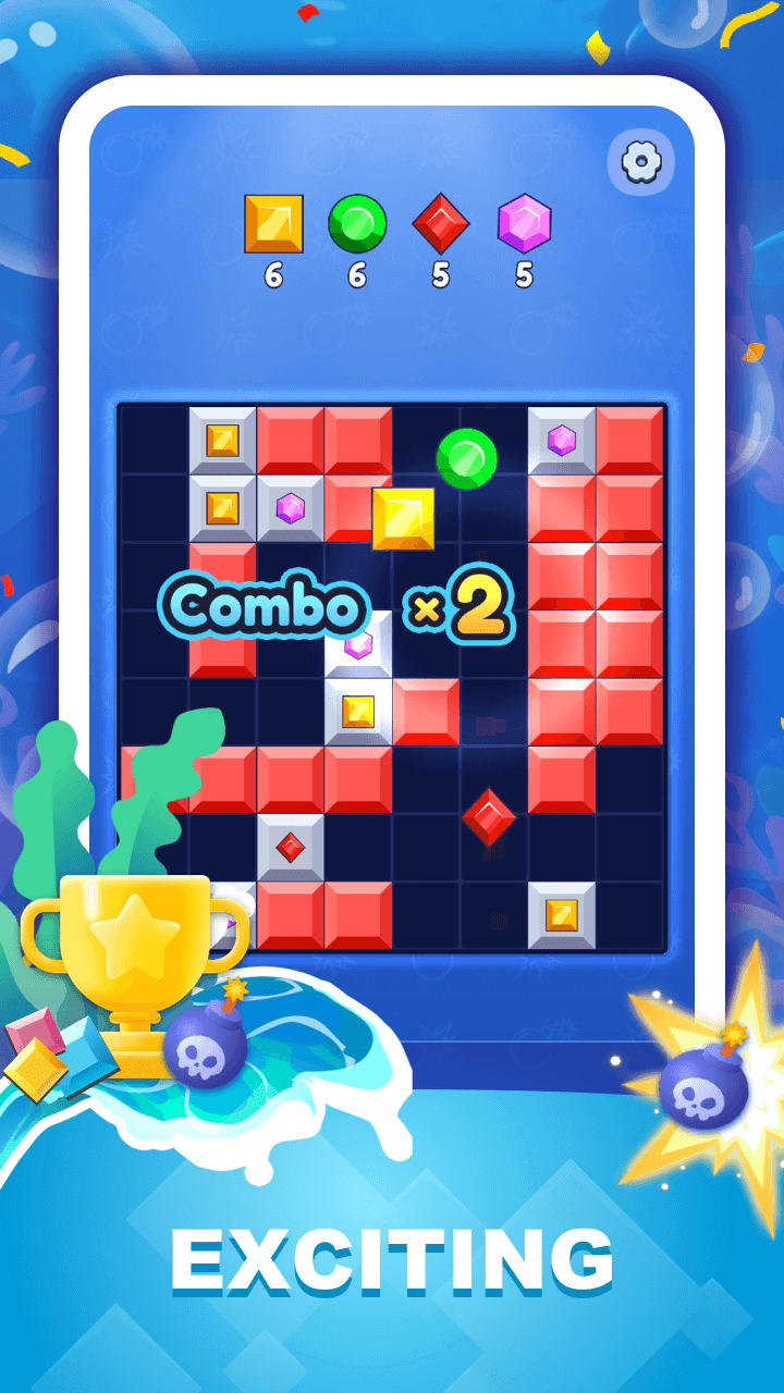 اسکرین شات 3 بازی BLASTit: Block Puzzle Game