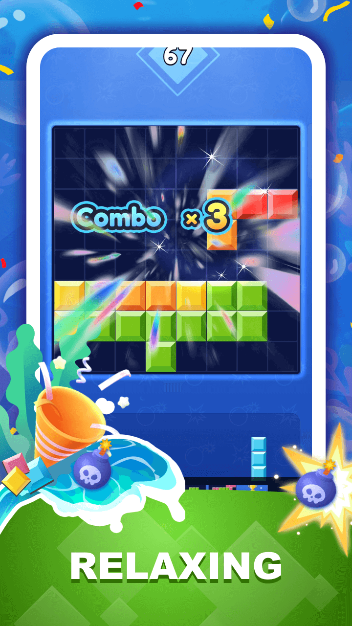 اسکرین شات 2 بازی BLASTit: Block Puzzle Game