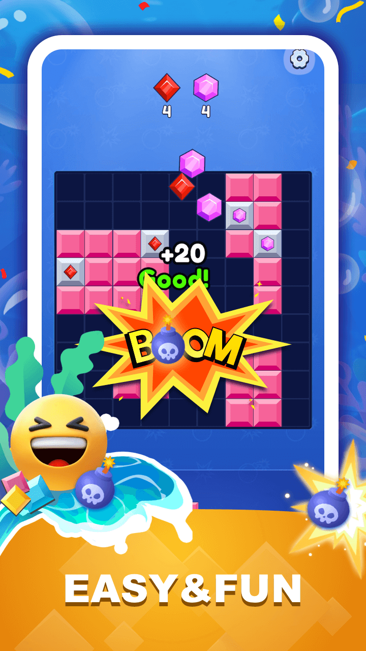 اسکرین شات 1 بازی BLASTit: Block Puzzle Game