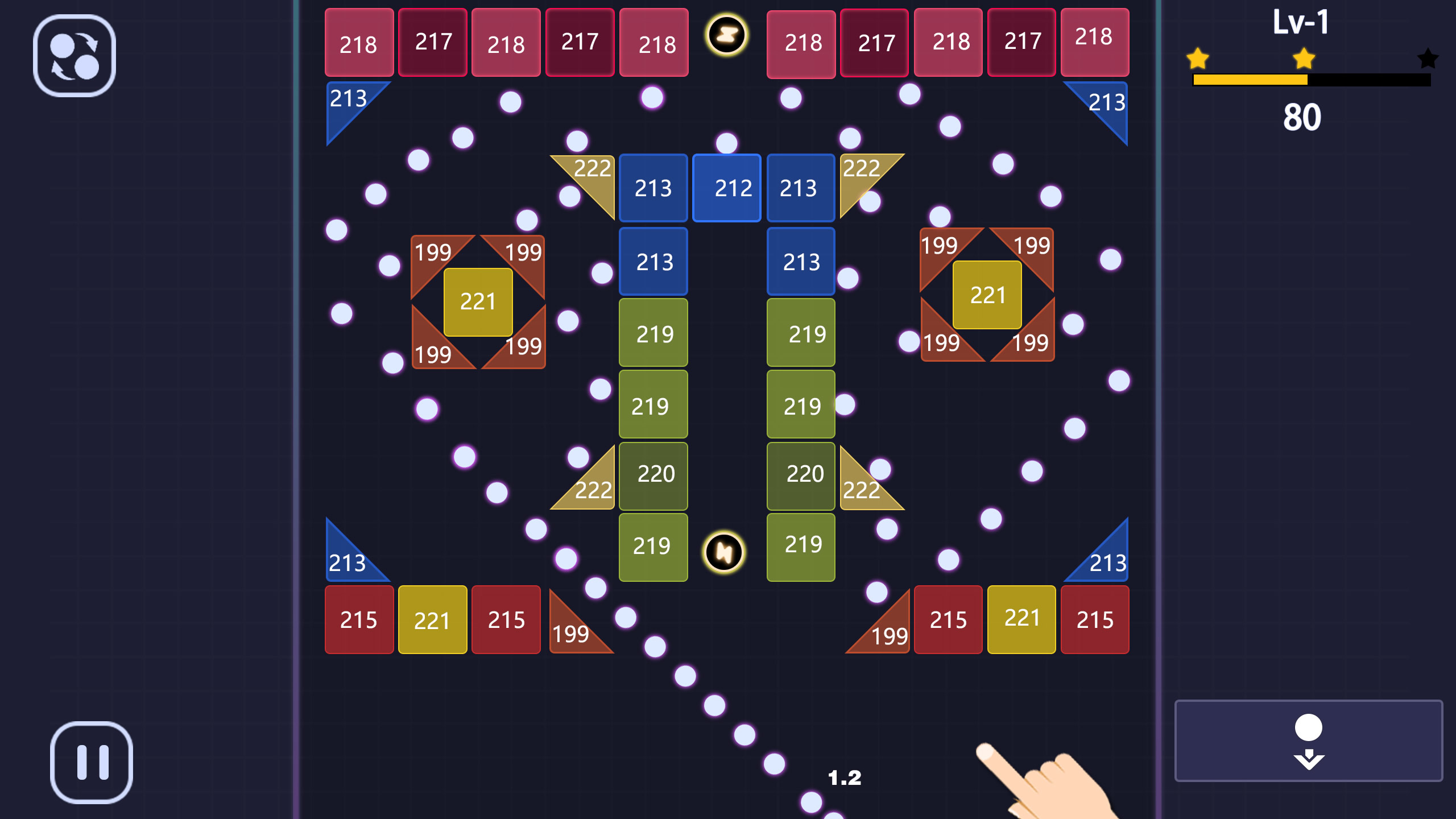 اسکرین شات 3 بازی Bricks Breaker - brick game