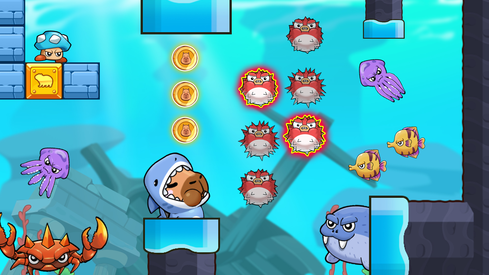 اسکرین شات 7 بازی Super Capybara Adventure