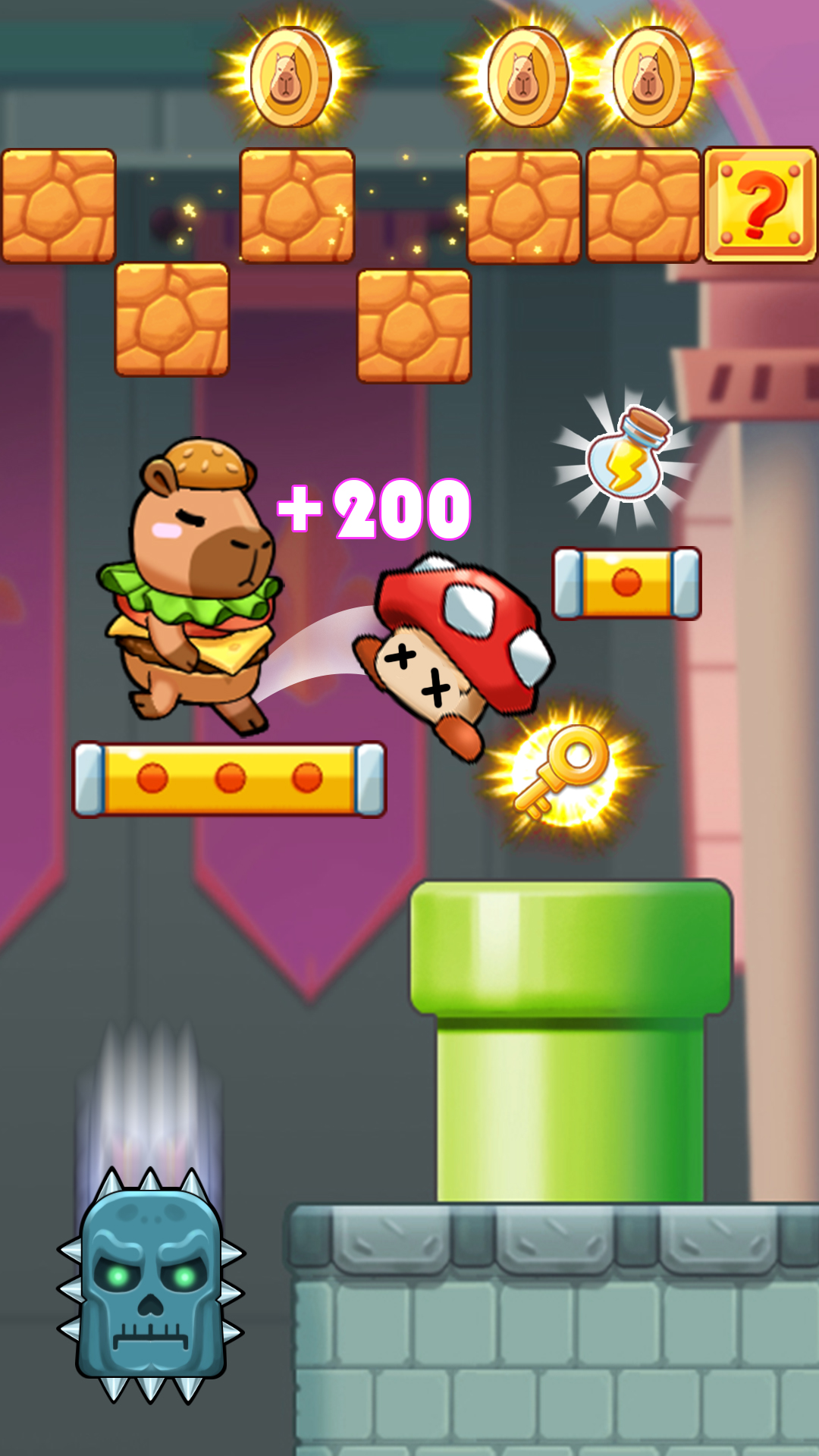 اسکرین شات 2 بازی Super Capybara Adventure