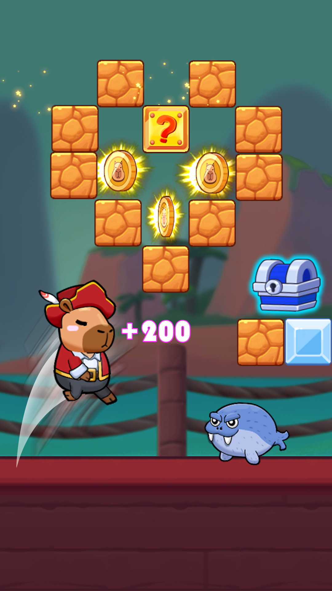 اسکرین شات 1 بازی Super Capybara Adventure