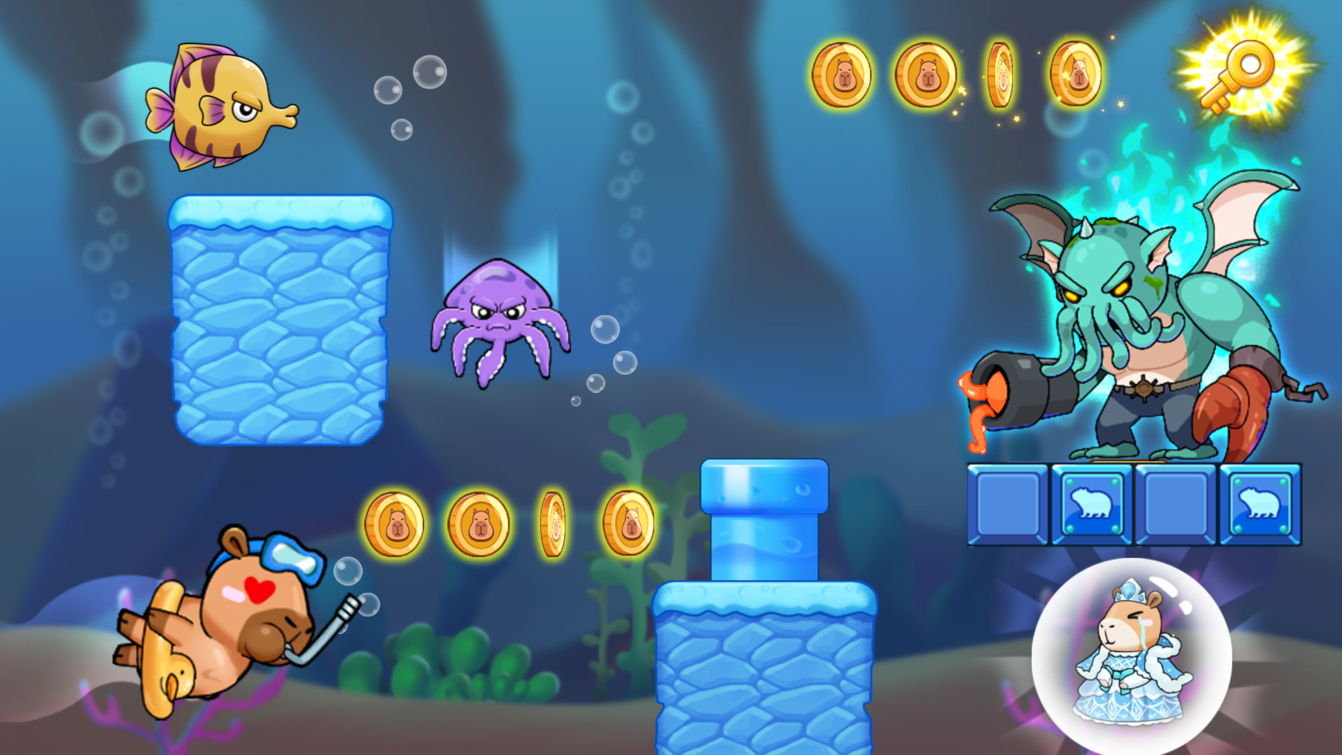 اسکرین شات 6 بازی Super Capybara Adventure