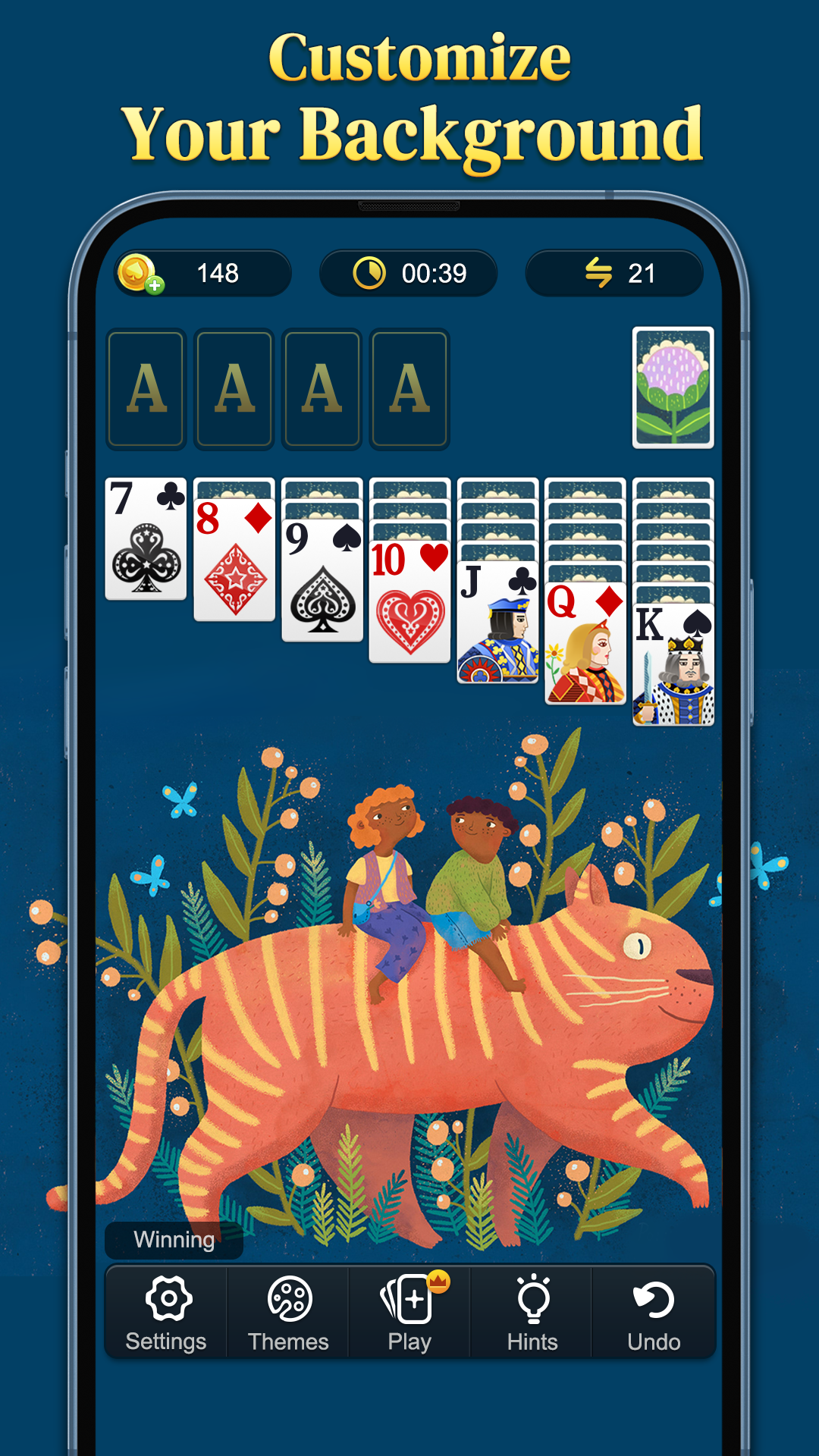اسکرین شات 2 بازی Solitaire Classic Klondike