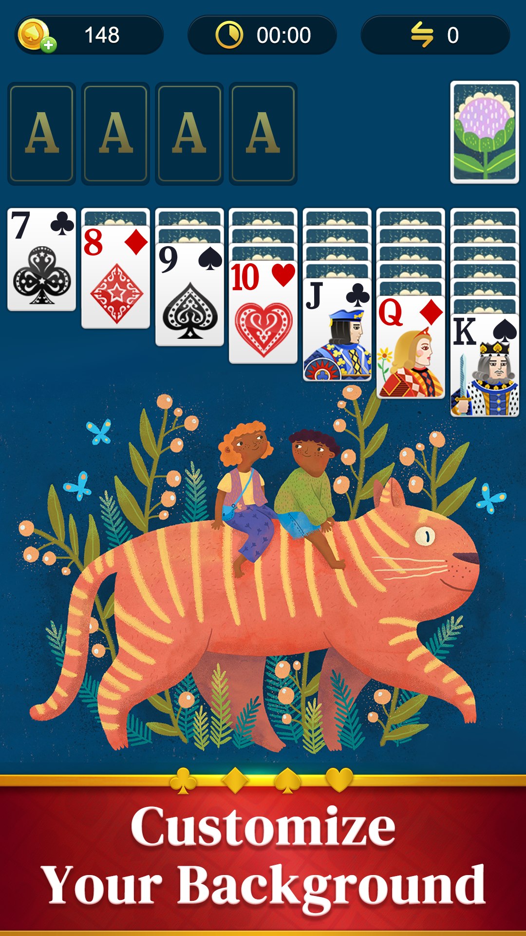 اسکرین شات 4 بازی Solitaire Classic Klondike