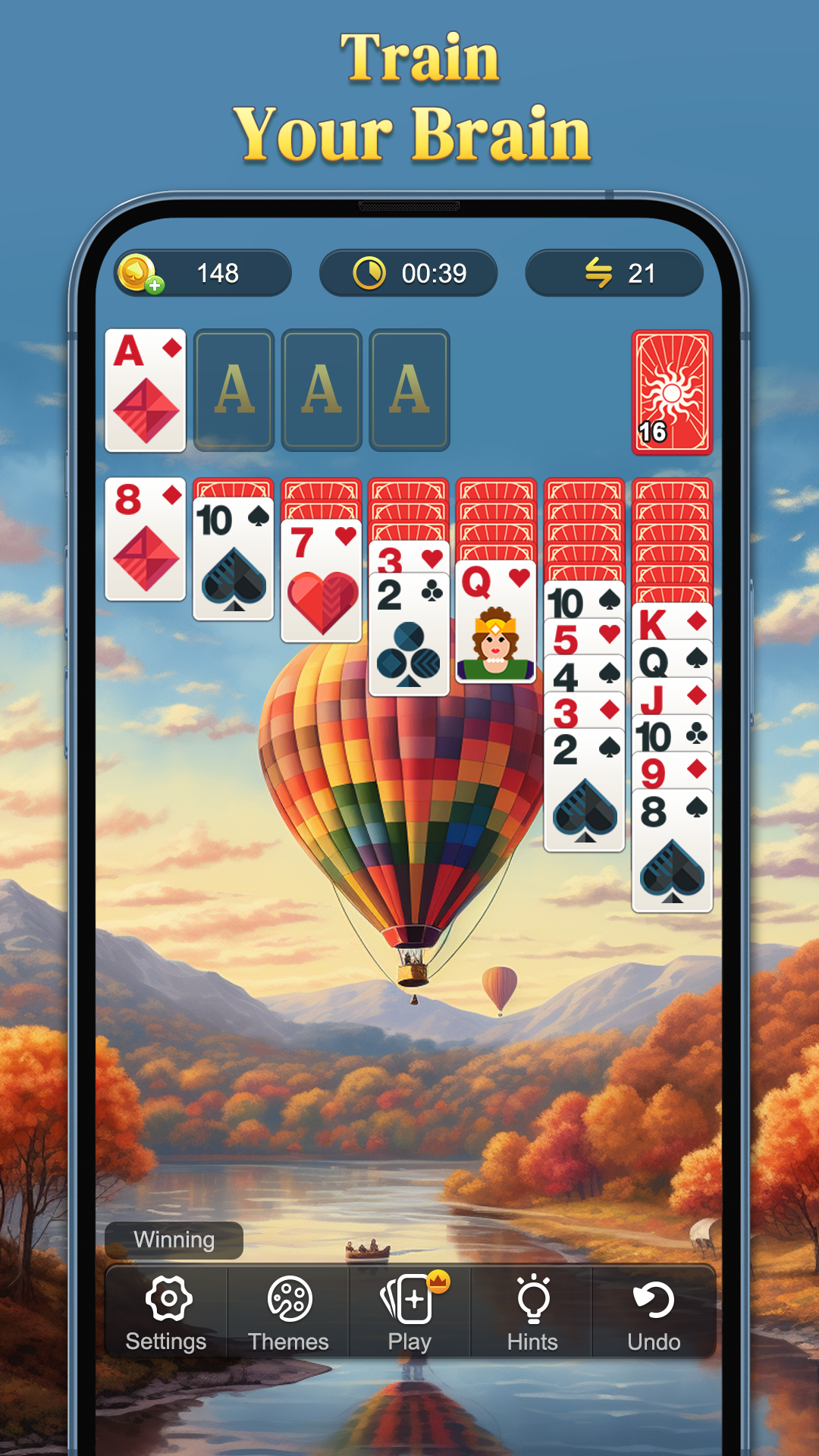 اسکرین شات 3 بازی Solitaire Classic Klondike