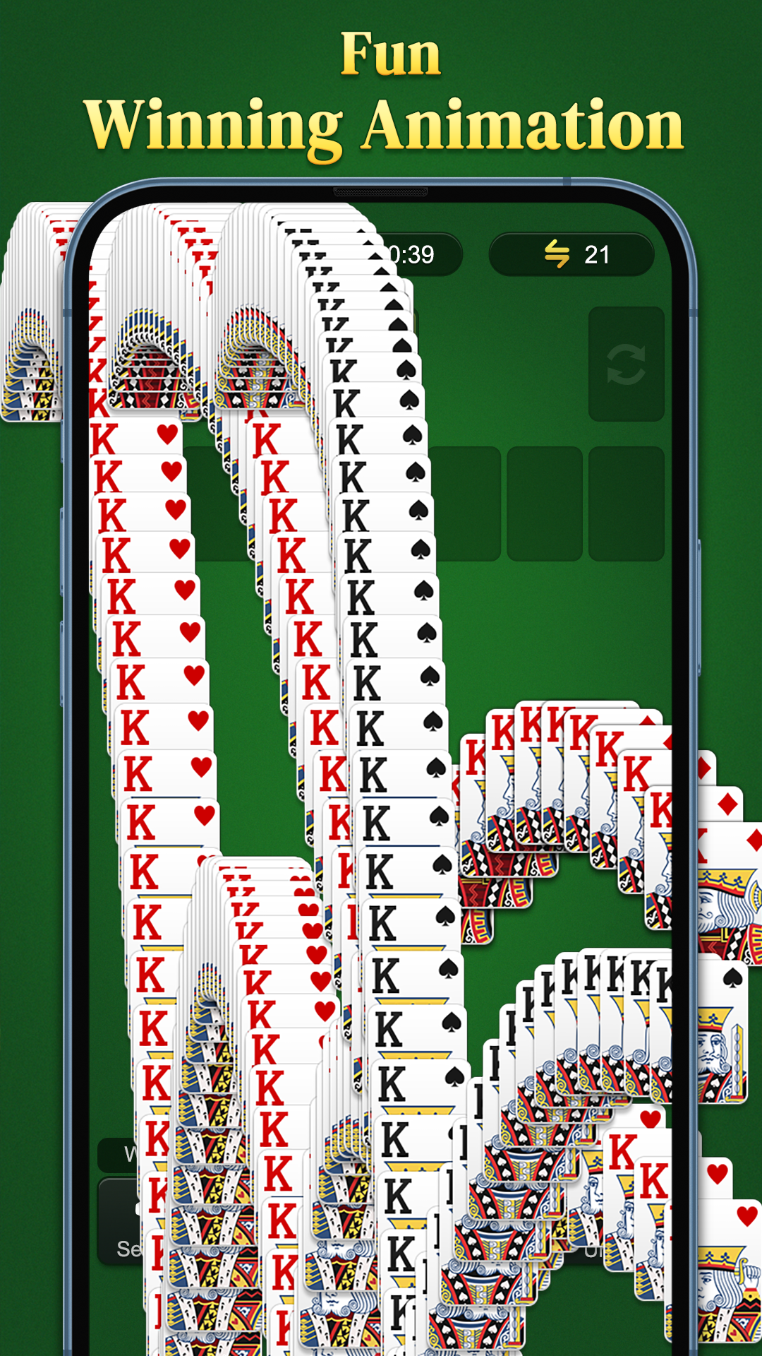 اسکرین شات 5 بازی Solitaire Classic Klondike