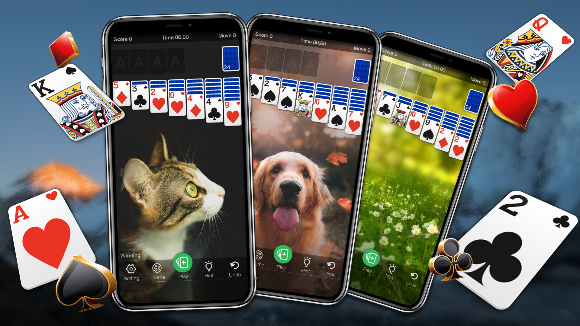 اسکرین شات 8 بازی Solitaire Classic Klondike