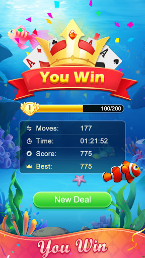 اسکرین شات 7 بازی Solitaire Fish - Classic Klondike Card Game