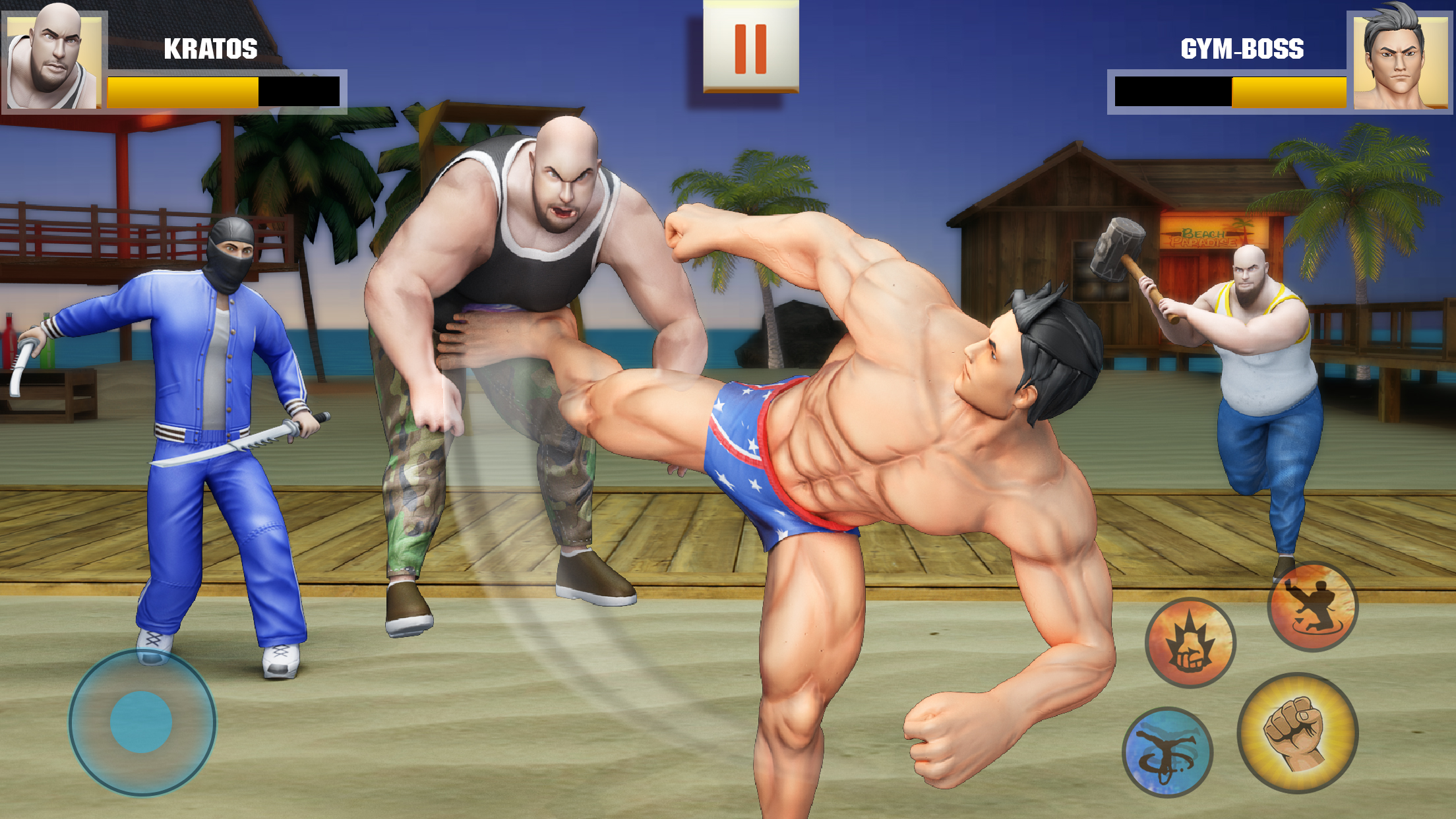 اسکرین شات 5 برنامه Street Fight: Beat Em Up Games