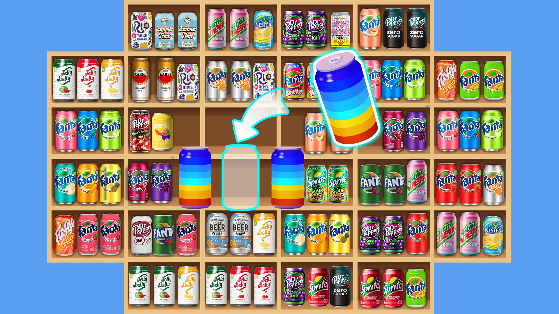 اسکرین شات 2 بازی Goods Puzzle 3D - Sort & Match