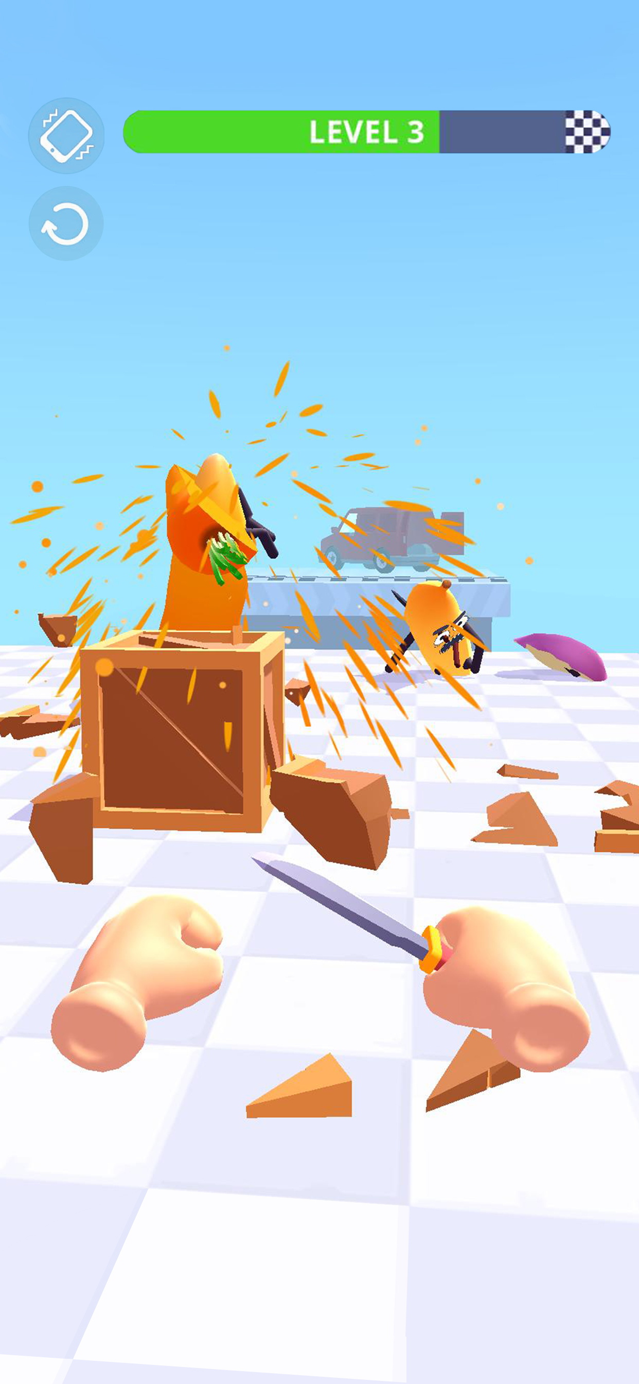 اسکرین شات 8 بازی Hit Tomato 3D - Knife Master