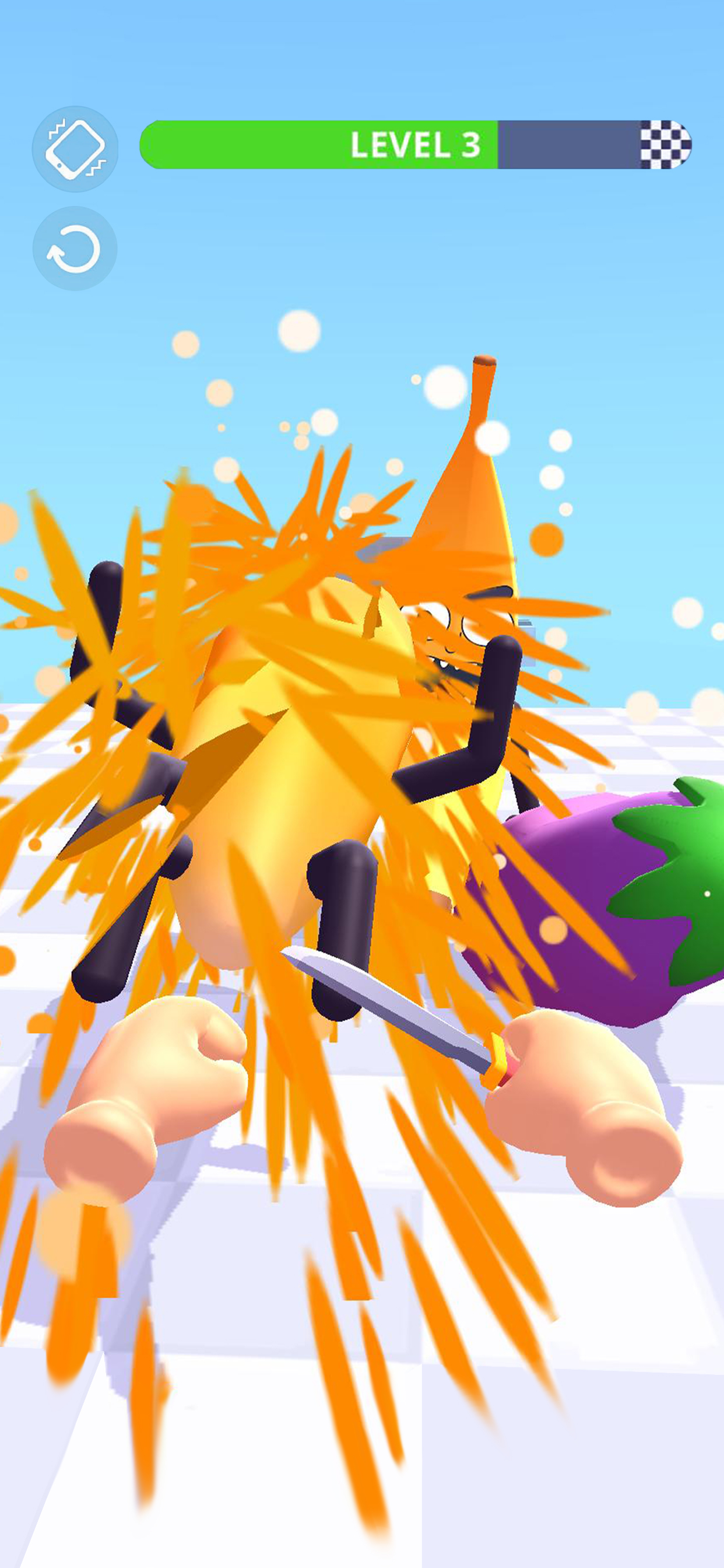 اسکرین شات 5 بازی Hit Tomato 3D - Knife Master