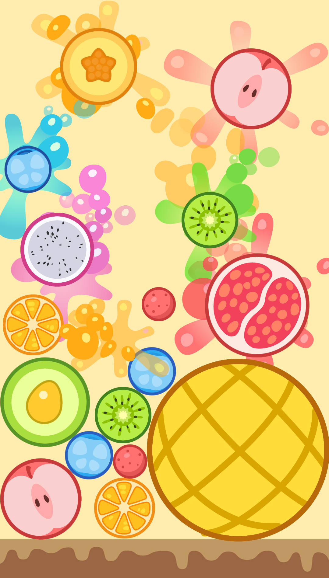 اسکرین شات 2 بازی Merge Fruit - Fruit Crush