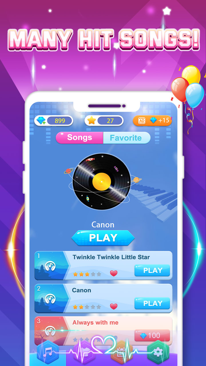اسکرین شات 5 بازی Piano Game: Classic Music Song