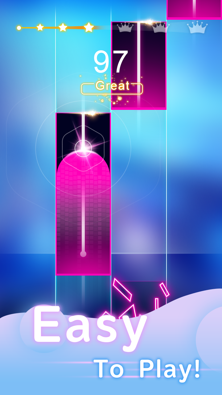 اسکرین شات 2 بازی Piano Pop Tiles -Classic Piano