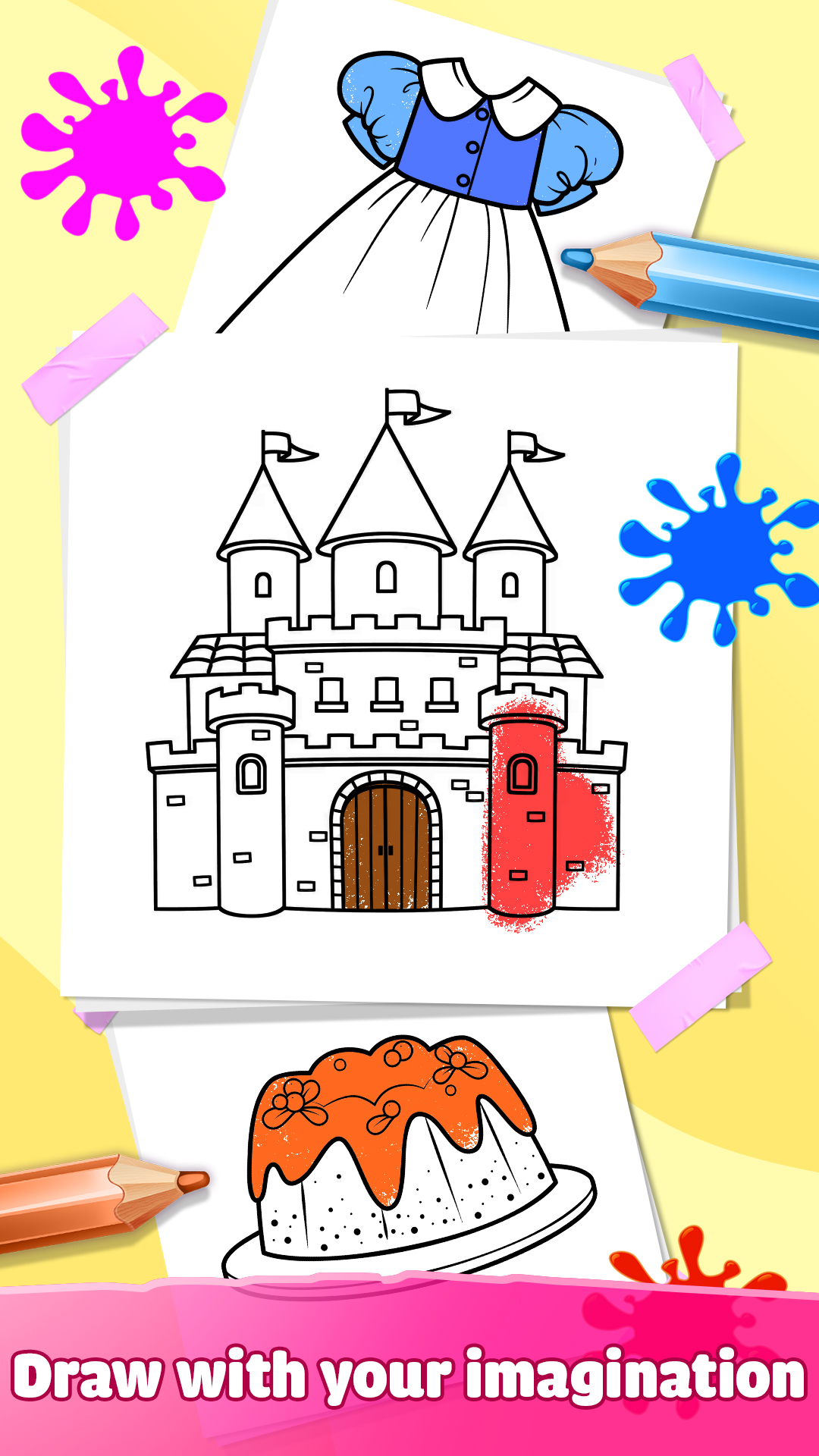 اسکرین شات 8 بازی Princess Girl Coloring Games