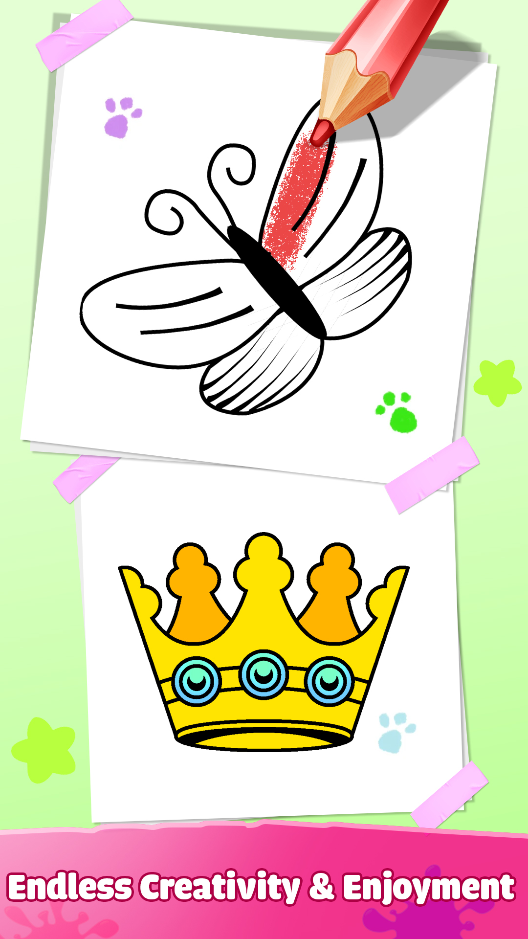 اسکرین شات 6 بازی Princess Girl Coloring Games