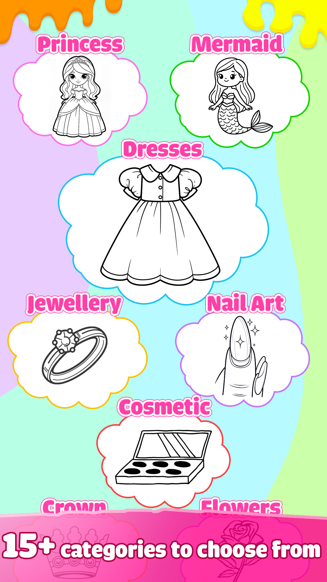 اسکرین شات 2 بازی Princess Girl Coloring Games