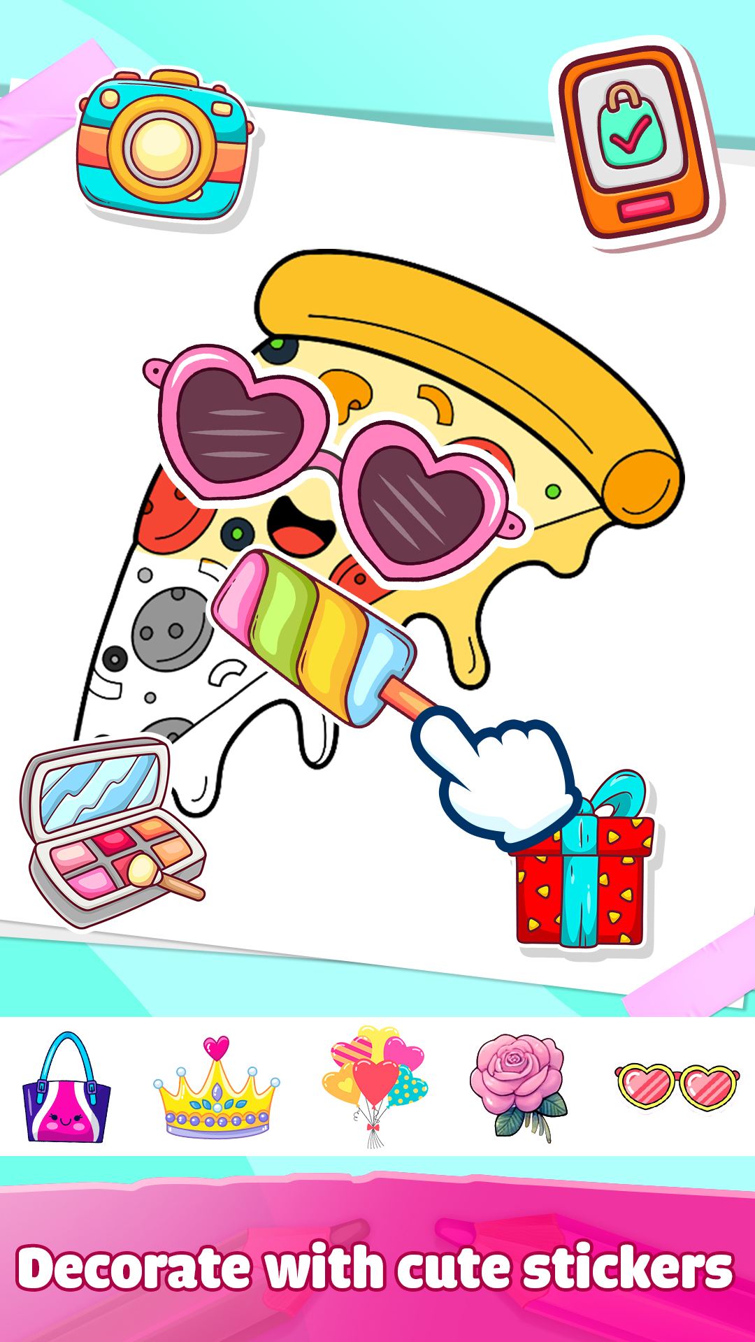 اسکرین شات 5 بازی Princess Girl Coloring Games