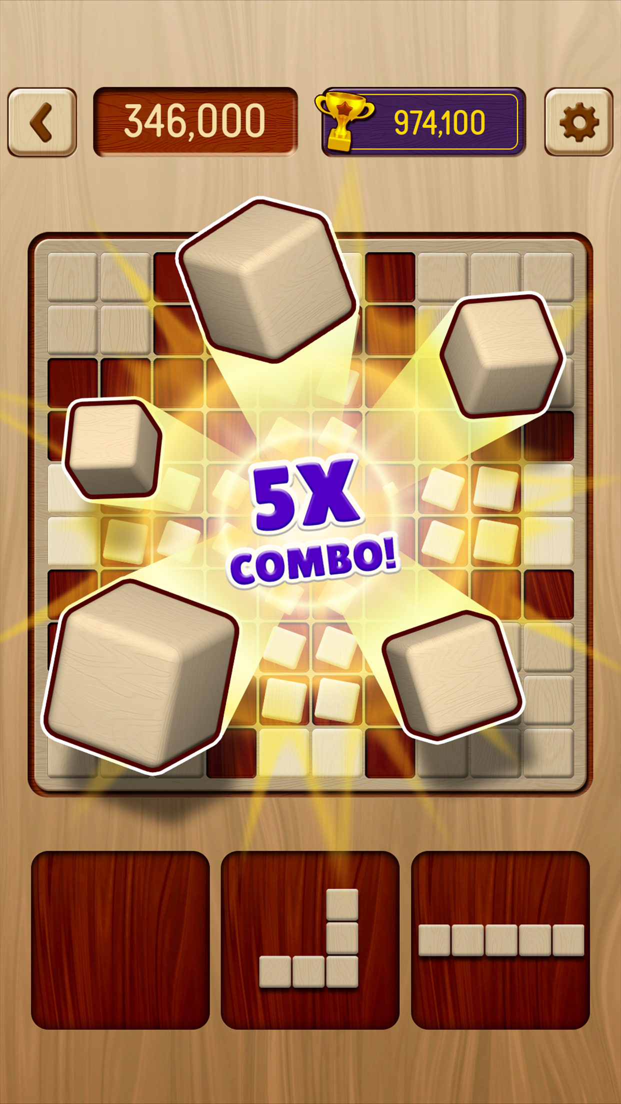 اسکرین شات 2 بازی Woody Block Puzzle ®