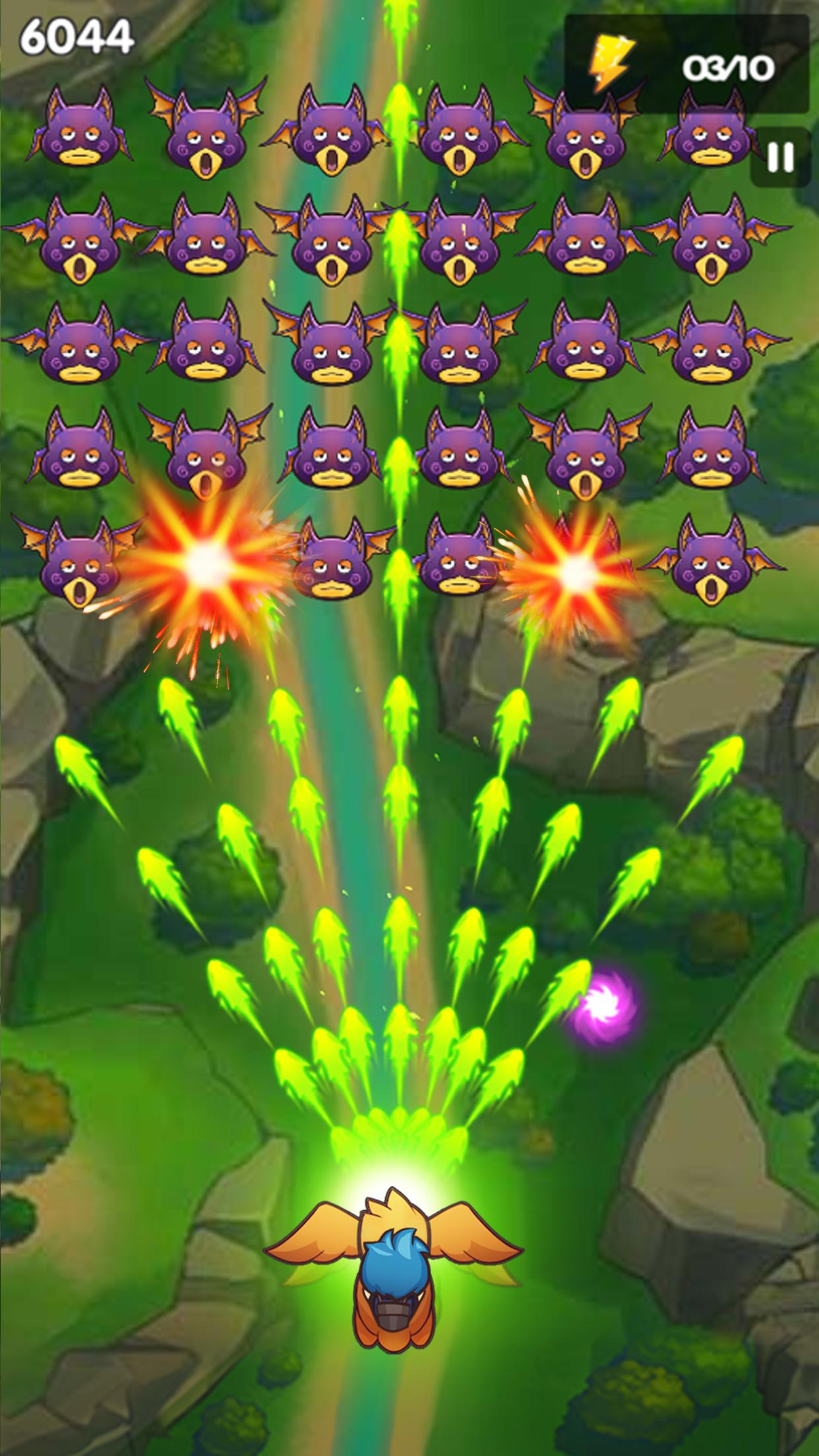 اسکرین شات 4 بازی Poultry Shoot - Space Shooter