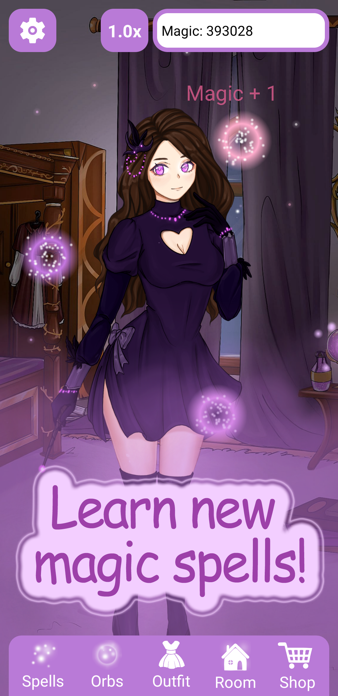 اسکرین شات 2 بازی Mage-Girl | offline anime game